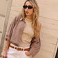 CAMICIA CON STRASS CHECK