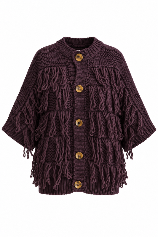 CARDIGAN CON FRANGE
