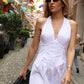 ABITO IN COTONE BIANCO