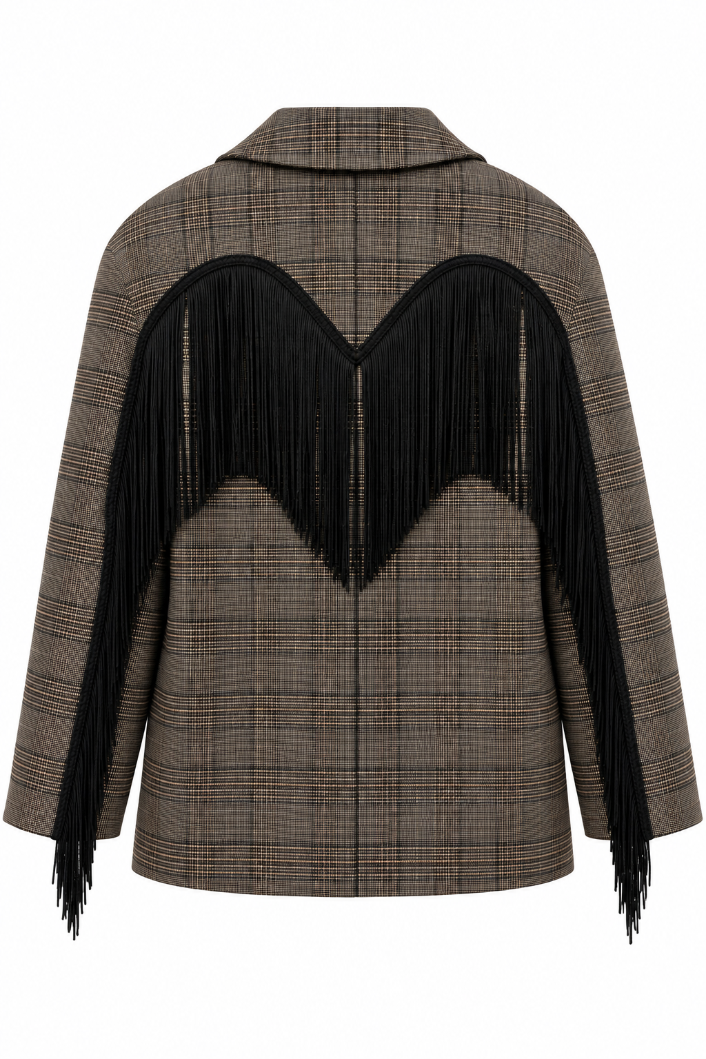 BLAZER CHECK FRANGE SUL RETRO