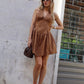 ABITO IN COTONE CAMEL