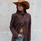 BLAZER ALLACCIATURA ASSIMMETRICA MORO