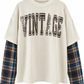 T-SHIRT MANICA CHECK