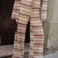 PANTALONE A PALAZZO IN MAGLIA FANTASIA