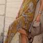 ABITO LUNGO INCROCIO PAISLEY