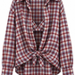 CAMICIA CHECK CON REGGISENO