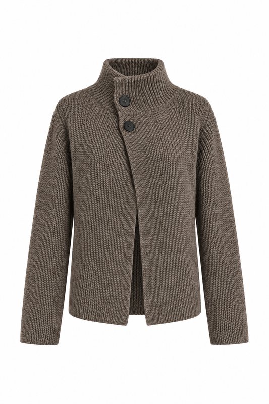 MAGLIONE CON BOTTONI ALLA COREANA