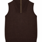 MAGLIONE SMANICATO CON ZIP