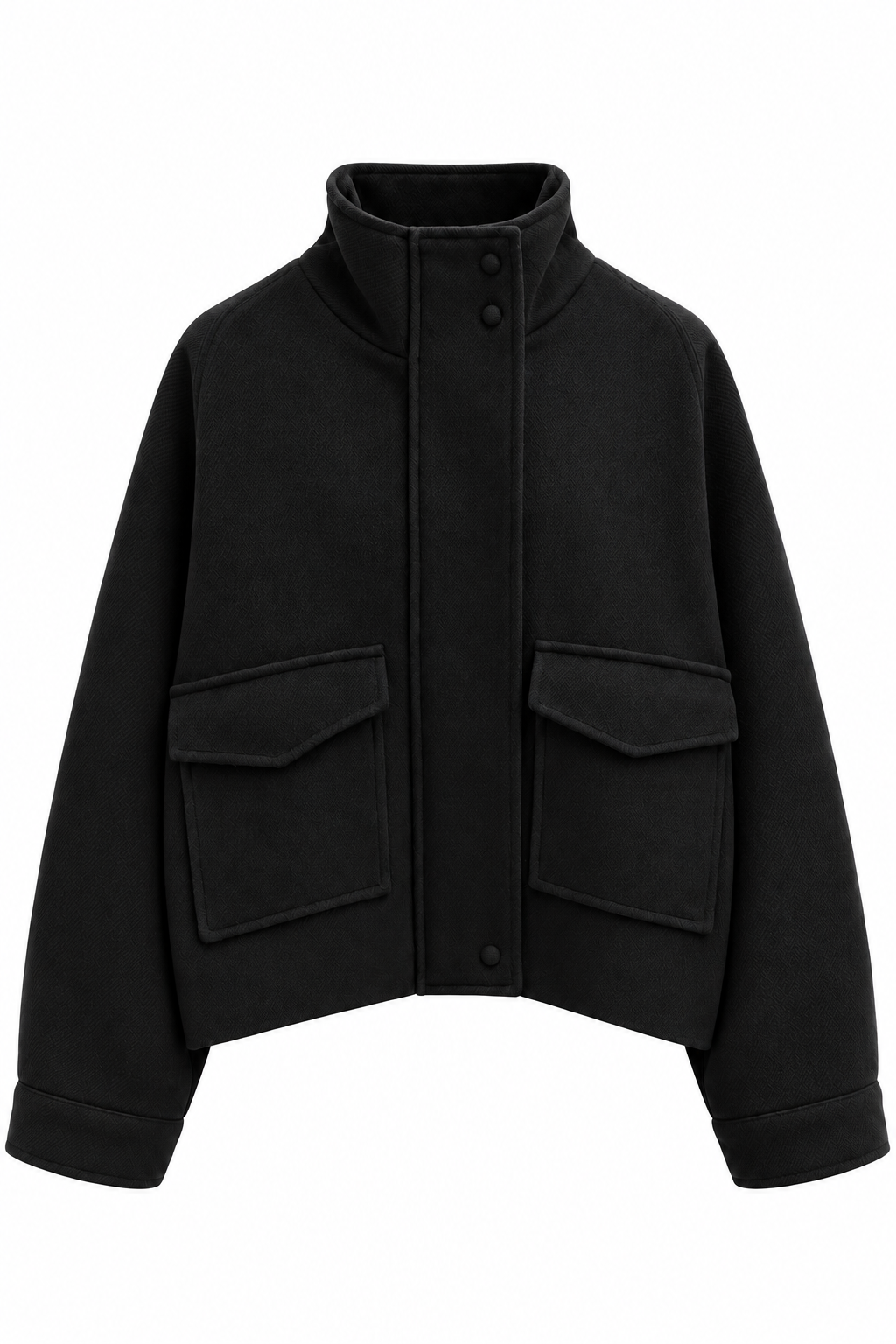 CAPPOTTO CORTO CON COLLO ALTO