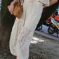 PANTA IN PIZZO CON TASCONI