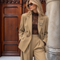 BLAZER GESSATO CON SPILLA