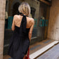 ABITO IN COTONE NERO