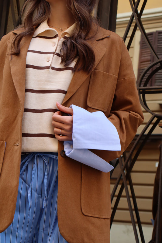 GIACCA CAMMELLO CON CAMICIA