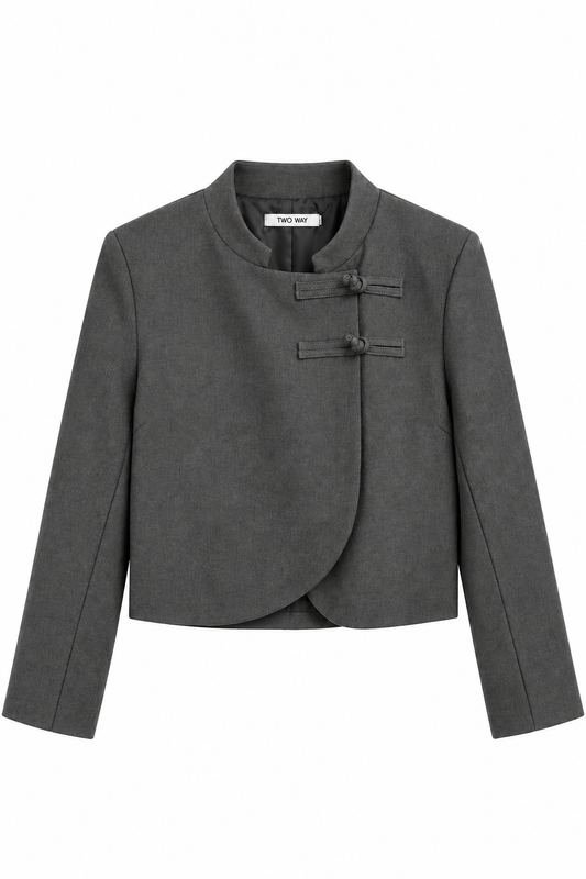 BLAZER CROP CON ALAMARI