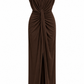 ABITO MIDI CON SPALLINE