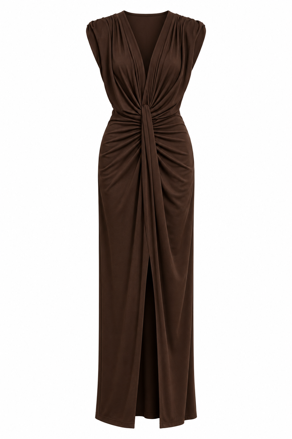 ABITO MIDI CON SPALLINE