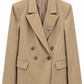 BLAZER GESSATO CON SPILLA