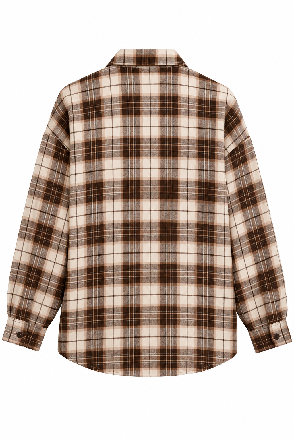 CAMICIA CHECK CON TASCA PAILLETTES