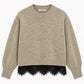 MAGLIONE CON PIZZO