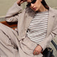 GIACCA TENCEL VISCOSA/LINO BEIGE
