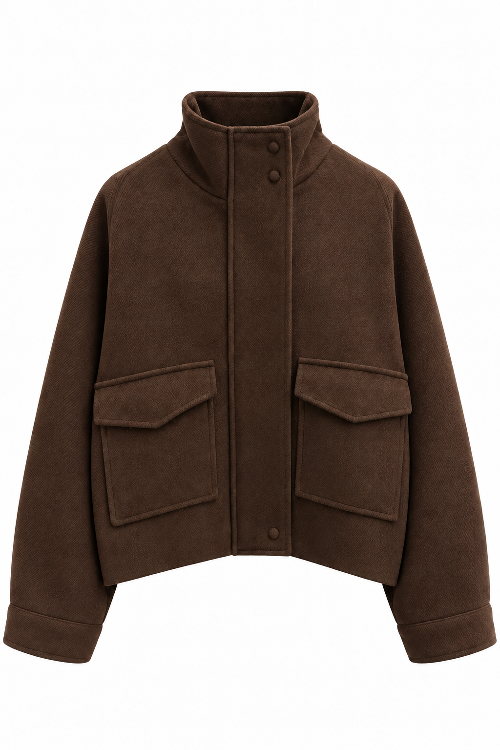 CAPPOTTO CORTO CON COLLO ALTO