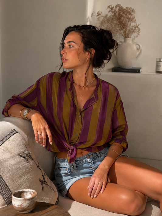 CAMICIA COLLO ALLA COREANA