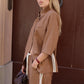 BLAZER COLLO COREANA CON BANDE