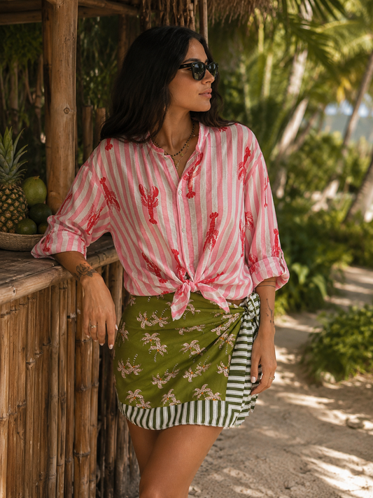 CAMICIA COLLO ALLA COREANA