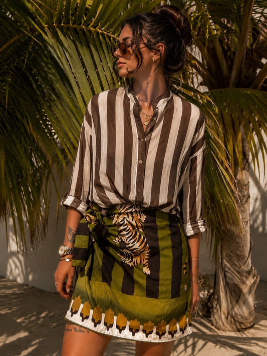 CAMICIA COLLO ALLA COREANA