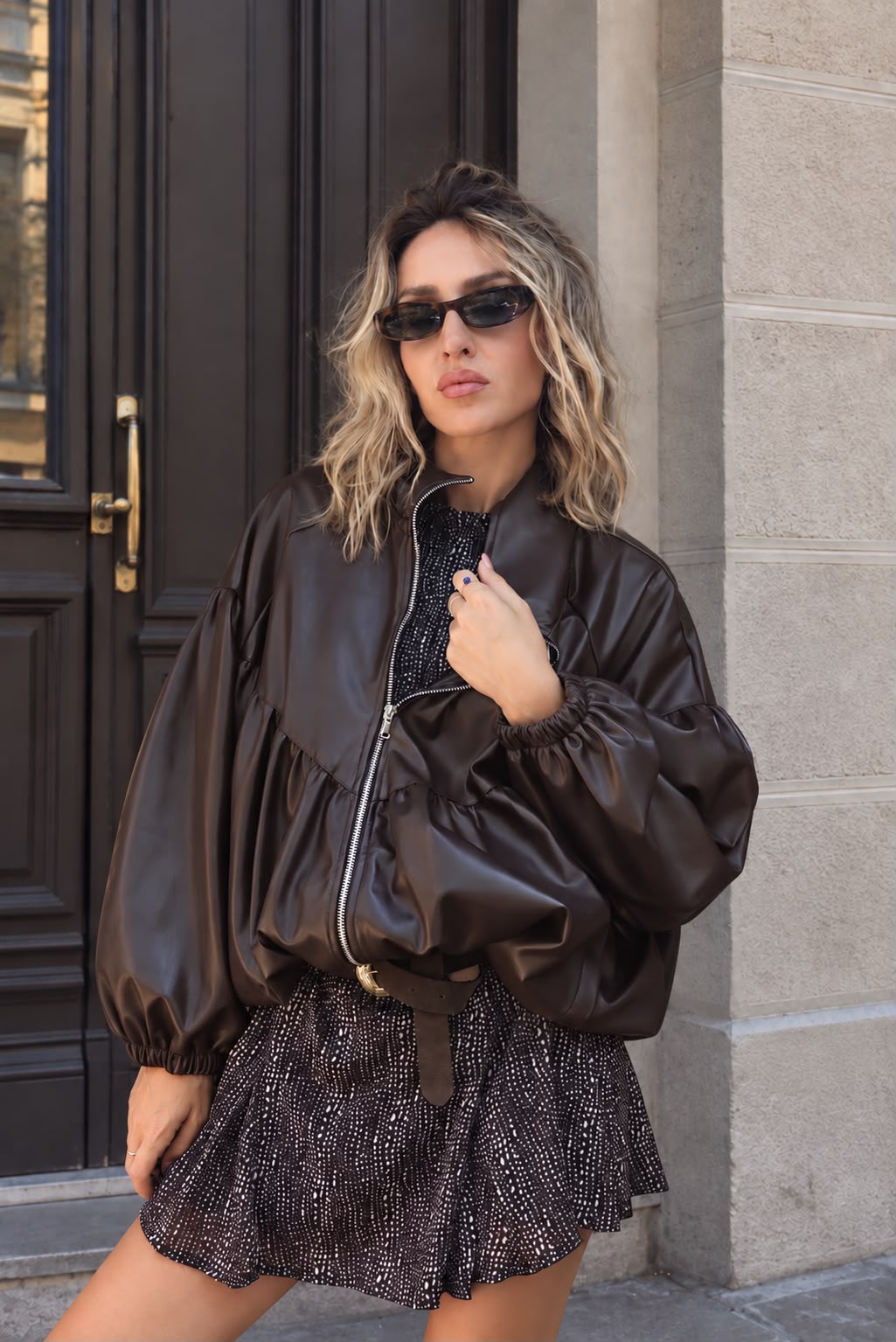 BOMBER ECO ARRICCIATO