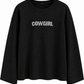 MAGLIA MANICA A CAMPANA COW GIRL